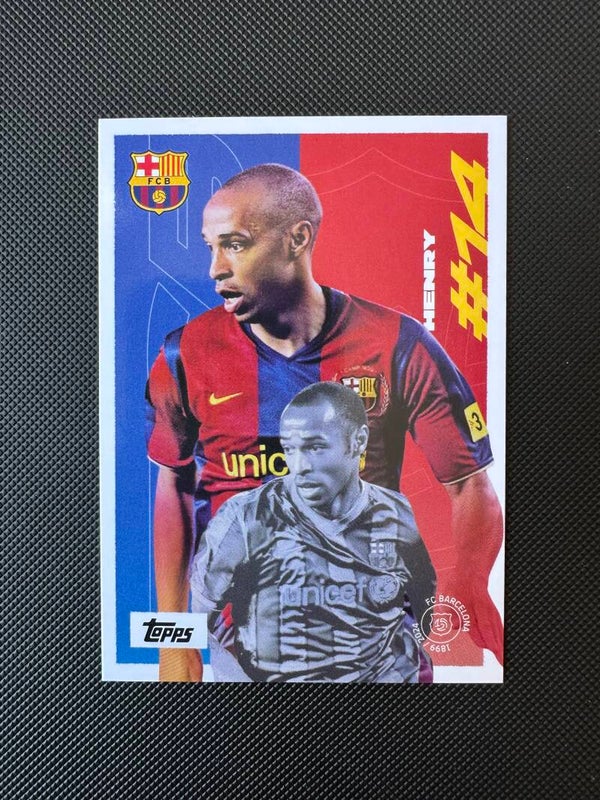 Thierry Henry Topps Team Set 2024 First Goal #44