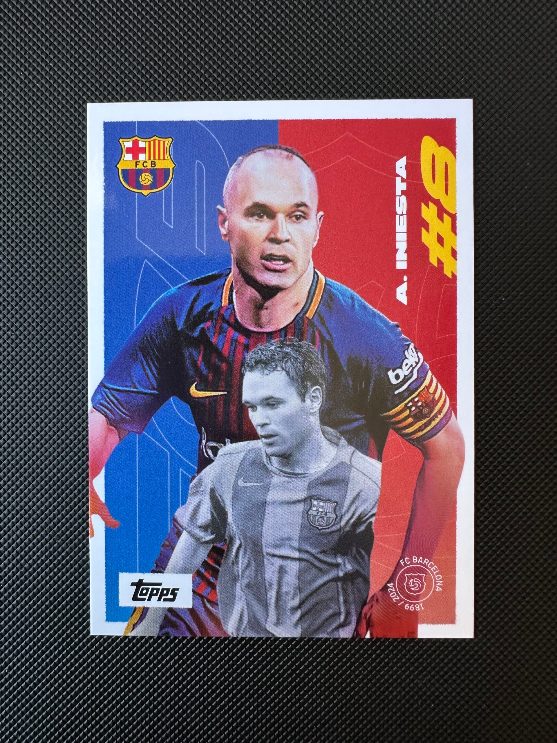 Andres Iniesta Topps Team Set 2024 First Goal #40