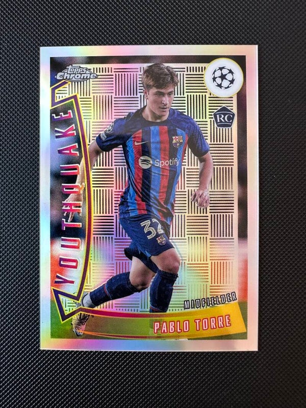 Pablo Torre Rookie Topps Chrome 2022/23 Youthquake Refractor #YQ-11