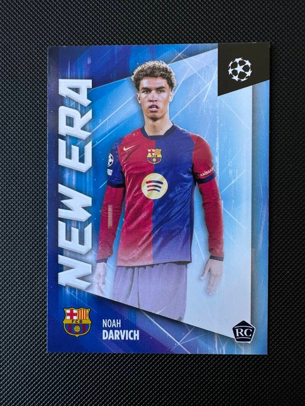 Noah Darvich Rookie Topps UEFA CC 2025 New Era #NE-9