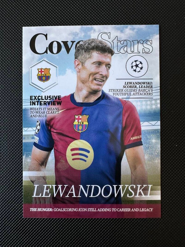 Robert Lewandowski Topps UEFA 2025 Cover Stars #CS-14
