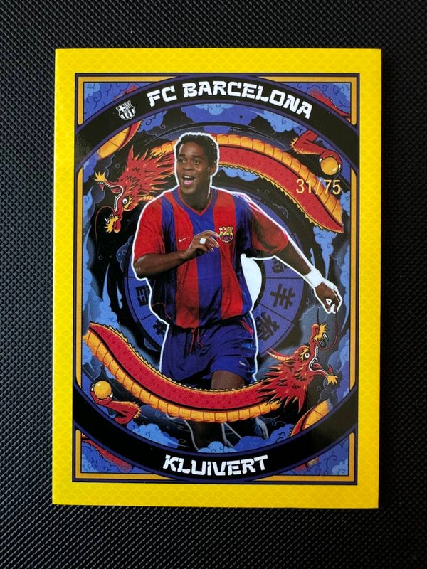 Kluivert /75 Topps Years Of The Dragon 2024 Chinese Zodiac Yellow #CZ-8