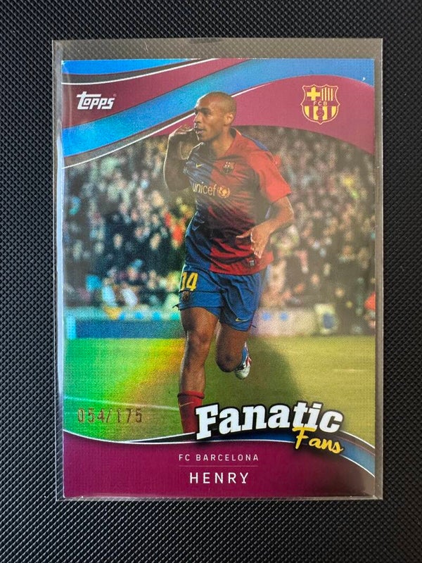 Thierry Henry /175 Topps Fan Set 2024 Fanatic Fans #FF-1