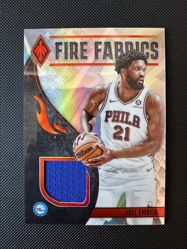 Joel Embid Patch-Worn Panini Phoenix Basketball 2023/24 Fire Fabrics #FF-EMB