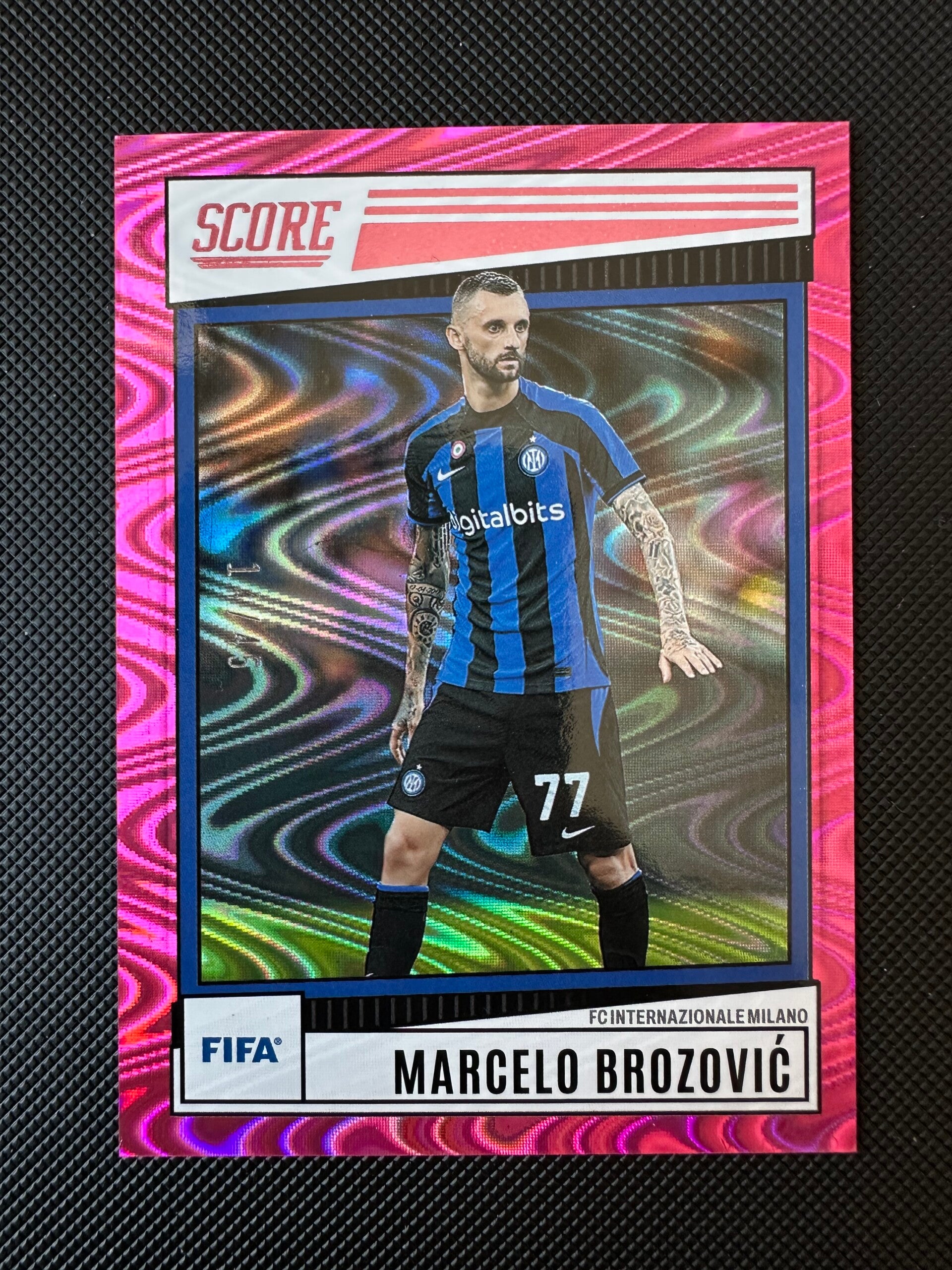 Marcelo Brozović /45 Panini Score Fifa 2022/23 Pink Swirl #68