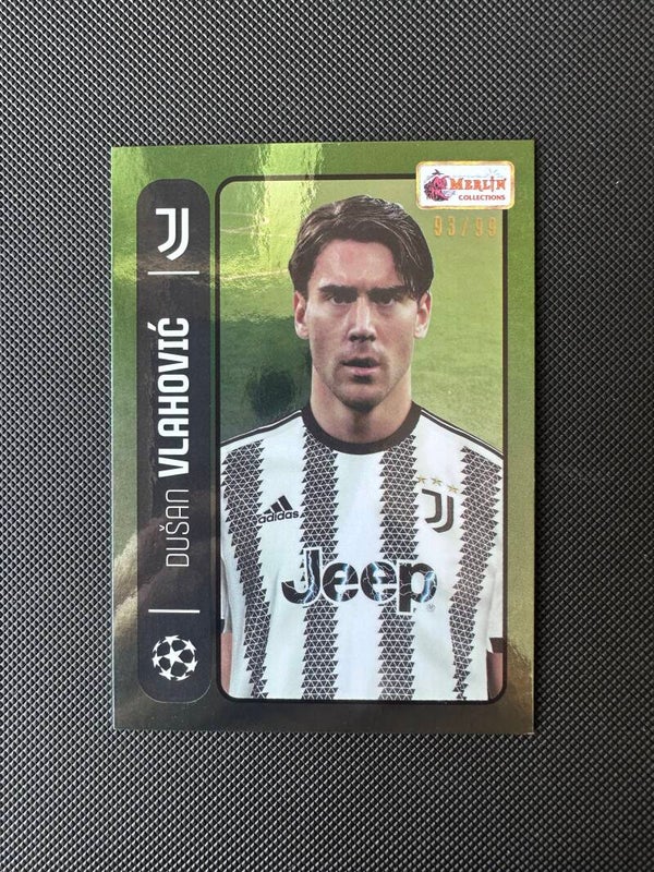 Dušan Vlahović /99 Topps Merlin Heritage 2022 #71