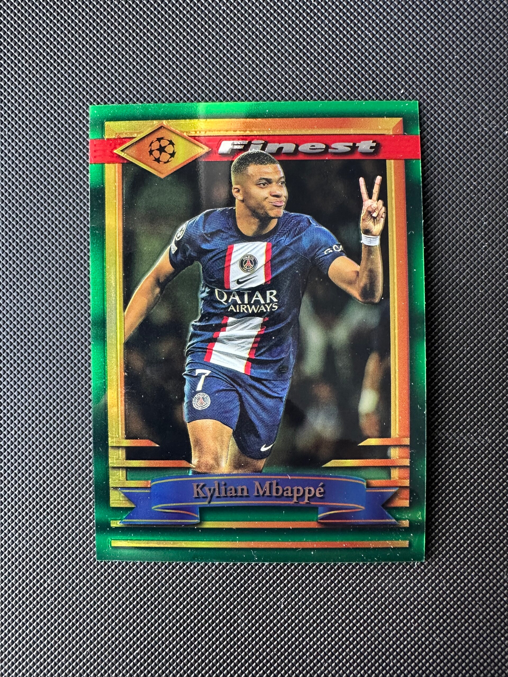 Kylian Mbappe Topps Finest Flashback 2023 #50 PSG