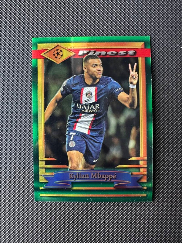 Kylian Mbappe Topps Finest Flashback 2023 #50 PSG