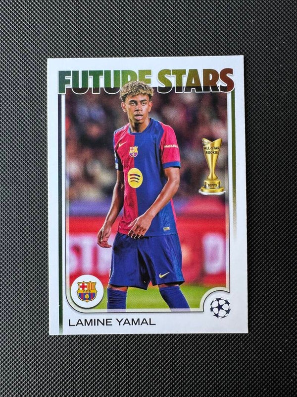 Lamine Yamal Topps UEFA CL 2025 Future Stars-AllStar Rookie #27