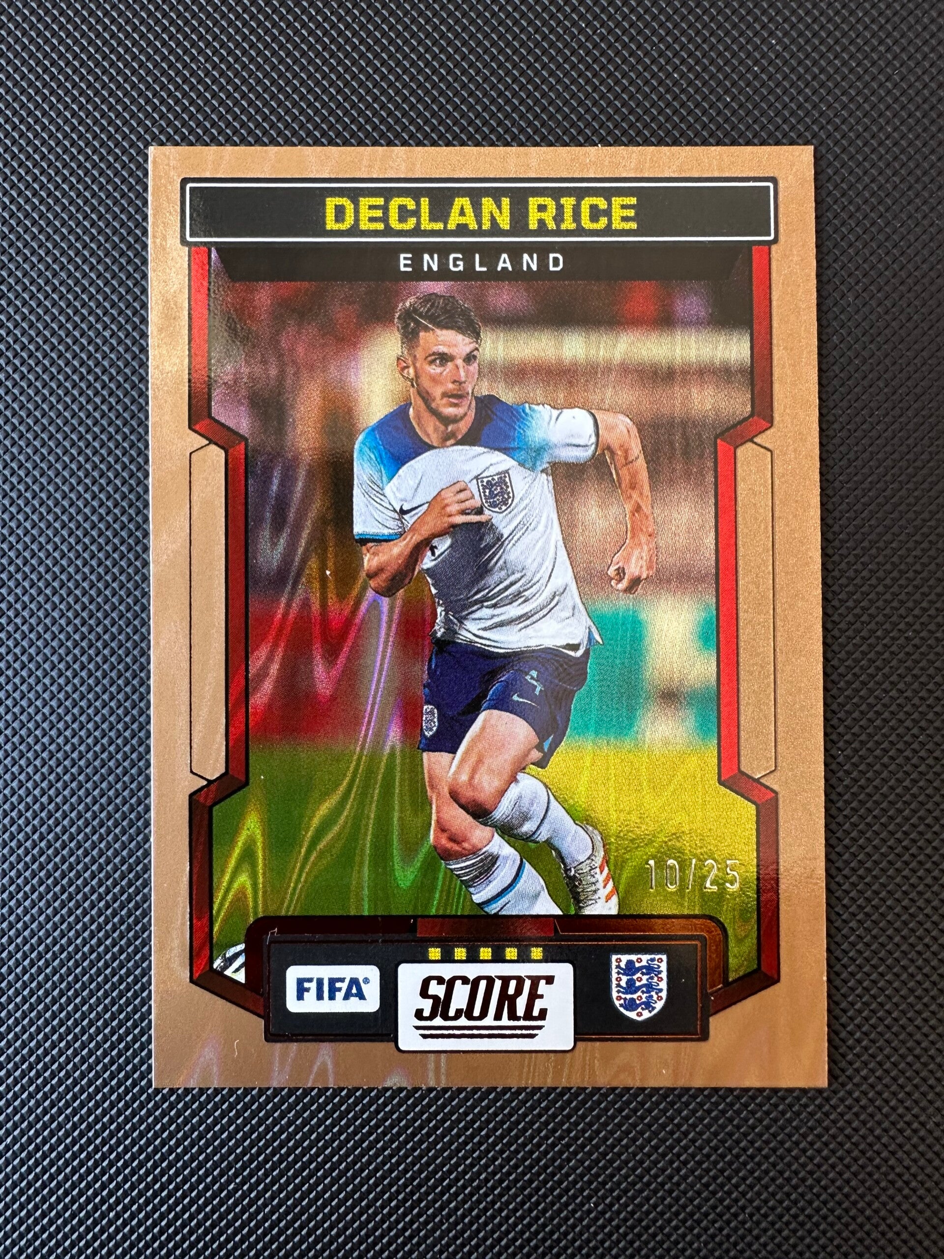 Declan Rice /25 Panini Score Fifa 2023/24 Gold Lava #35