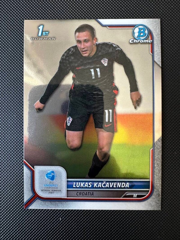 Lukas Kačavenda Topps Bowman Chrome 2022 UEFA Under21 1st Bowman #199 HRVATSKA