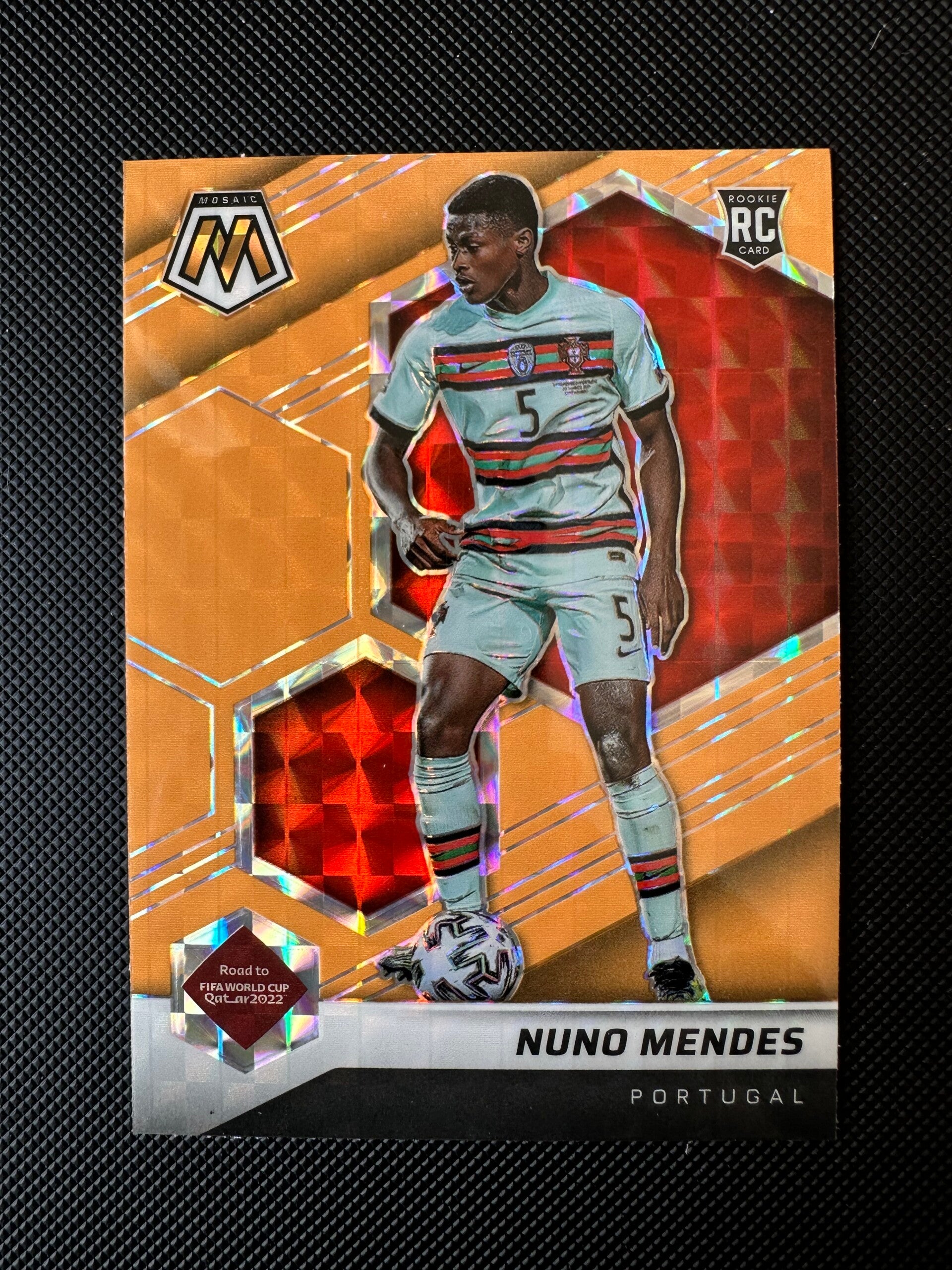 Nuno Mendes Rookie Panini Mosaic Fifa Road To World Cup 2021/22 Prizm #111