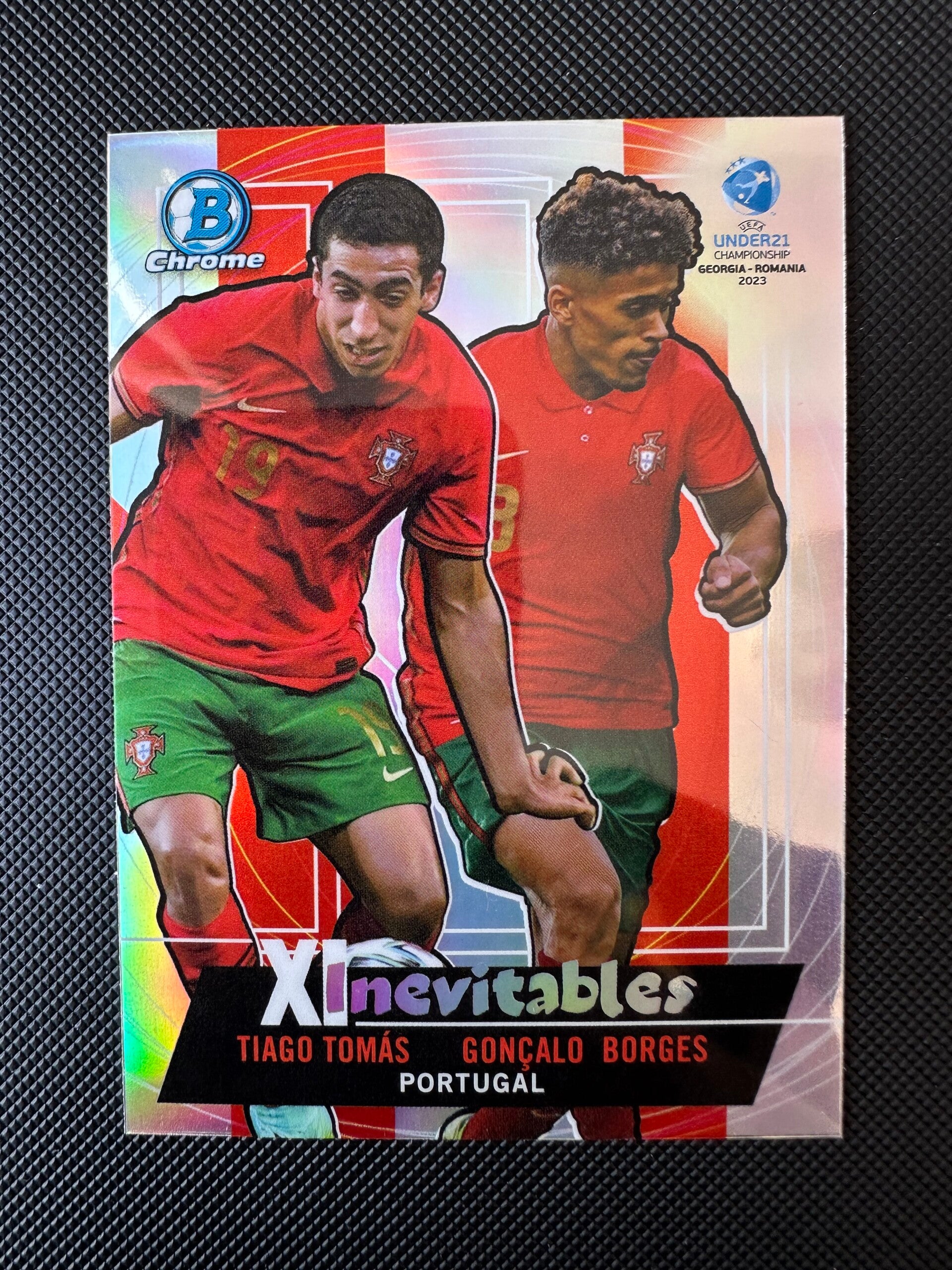 Tiago Tomas x Goncalo Borges Topps Bowman 2022 UEFA Under21 XInevitables #XI-5