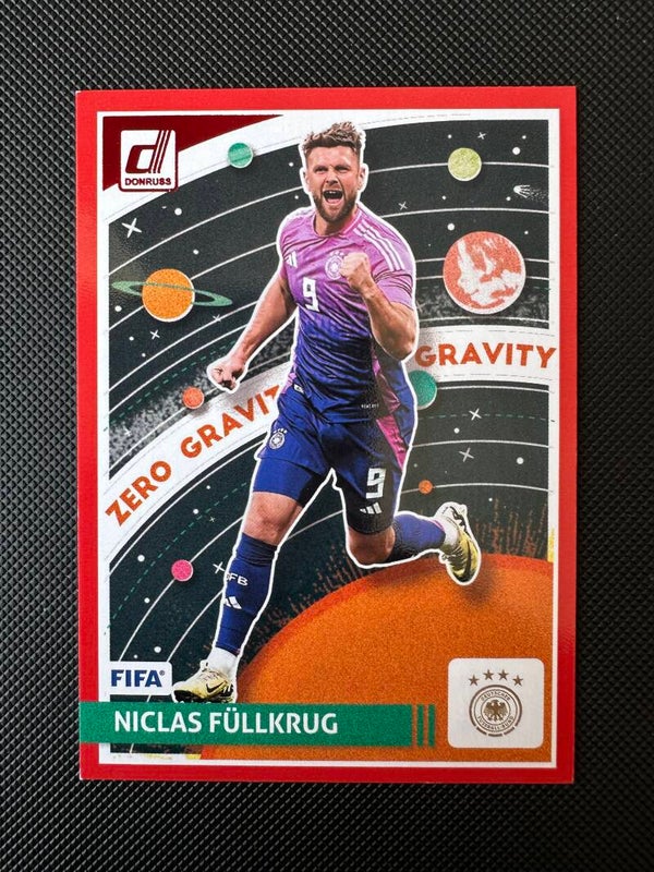Niclas Fullkrug Panini Donruss 2024/25 Zero Gravity Red #6