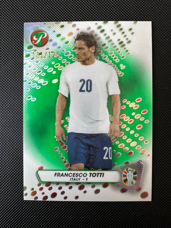 Francesco Totti /125 Topps Pristine 2023 Road To UEFA Euro24 #103