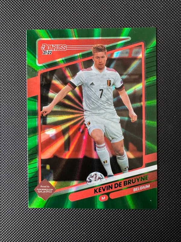 Kevin De Bruyne Panini Donruss 2021/22 Road To Qatar 2022- Lazer #11 BELGIJA