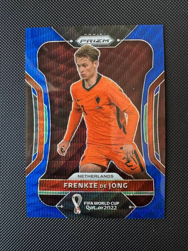 Frenkie De Jong /199 Panini Prizm Fifa World Cup Qatar22 2022 Blue Prizm #155