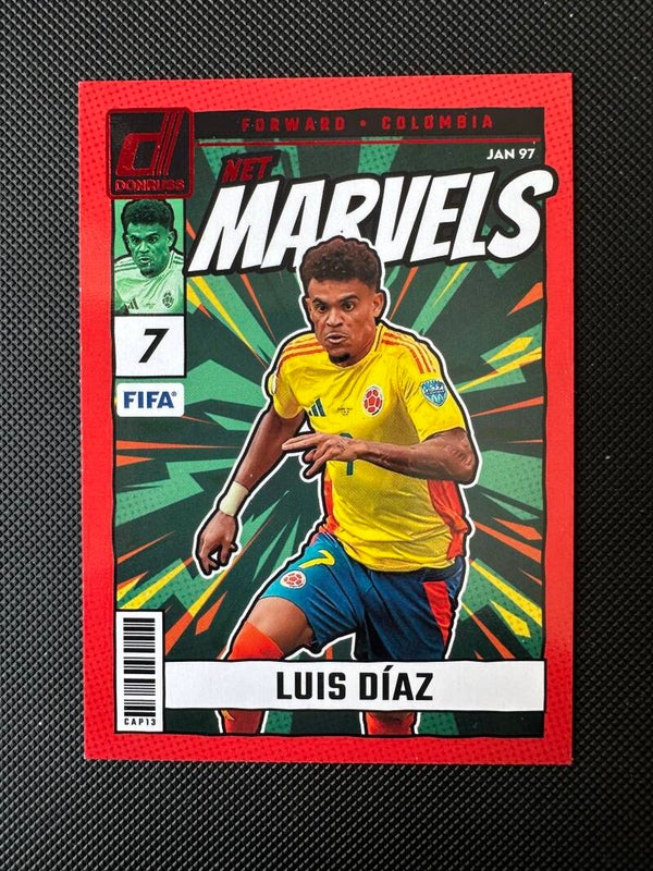 Luis Diaz Panini Donurss 2024/25 Net Marvels Red #5 KOLUMBIJA