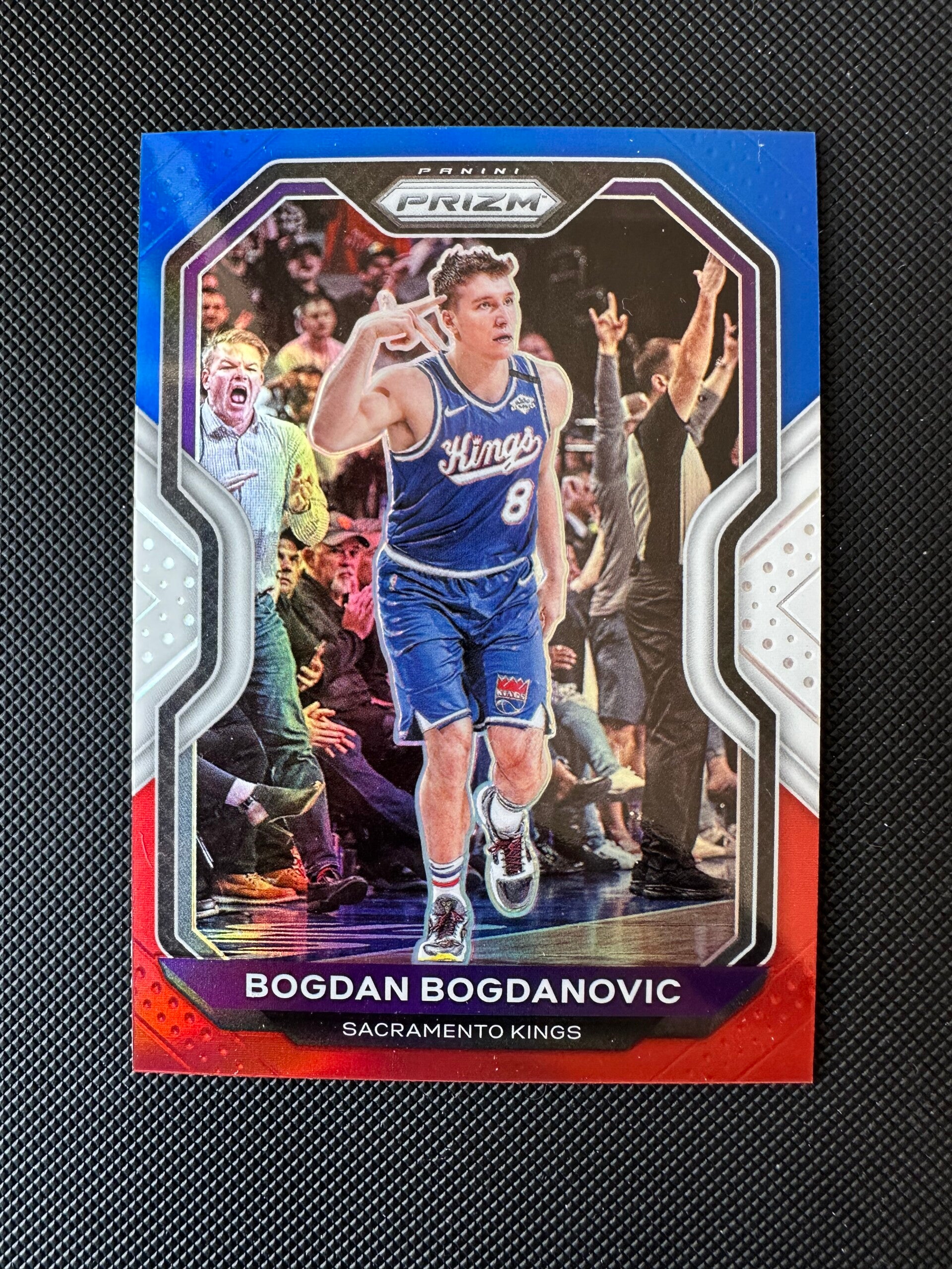 Bogdan Bogdanović Panini Prizm 2021/22 Blue Red Prizm #27