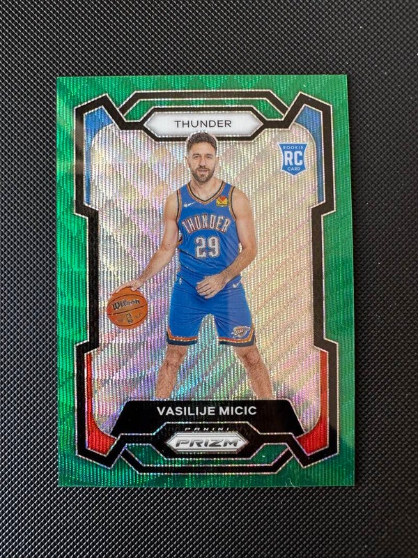 Vasilije Micić Rookie Panini Prizm 2023/24 Green Wave Prizm #297