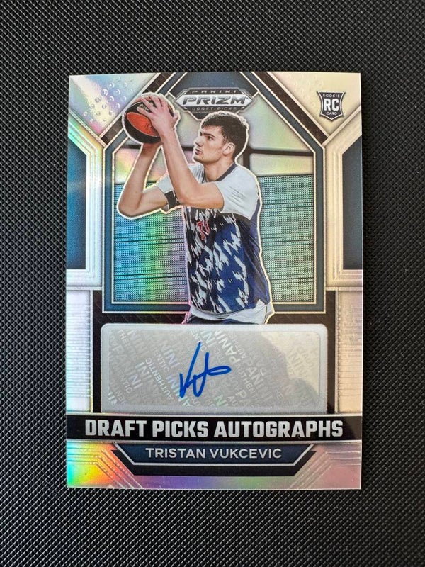 Tristan Vukčević Rookie Auto Panini Prizm Draft Picks 2023 Prizm #DPA-TVK
