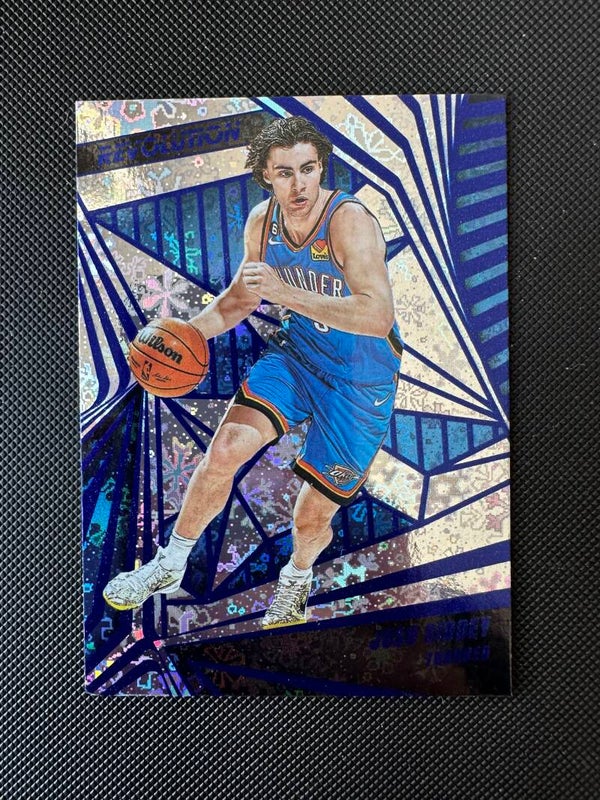 Josh Giddey Panini Revolution 2023/24 Blue Winter #39