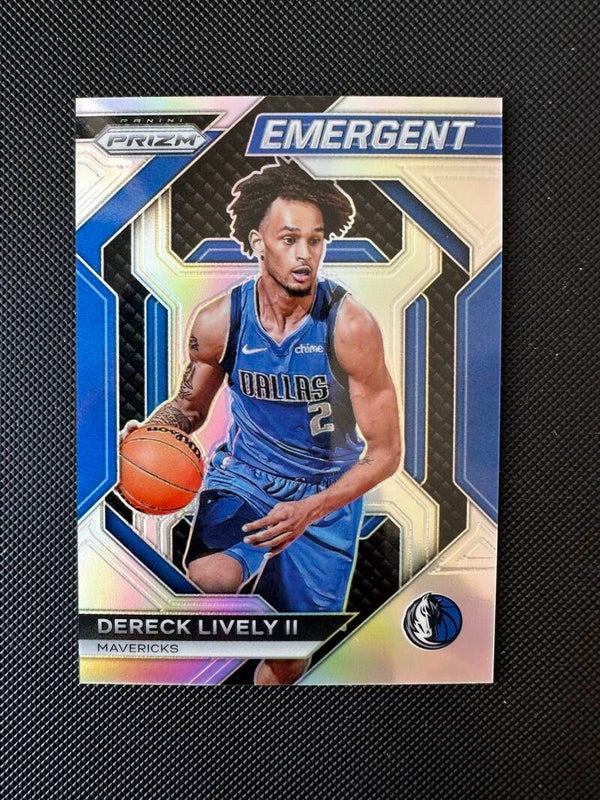 Dereck Lively II Panini Prizm 2023/24 Emergent Prizm #26