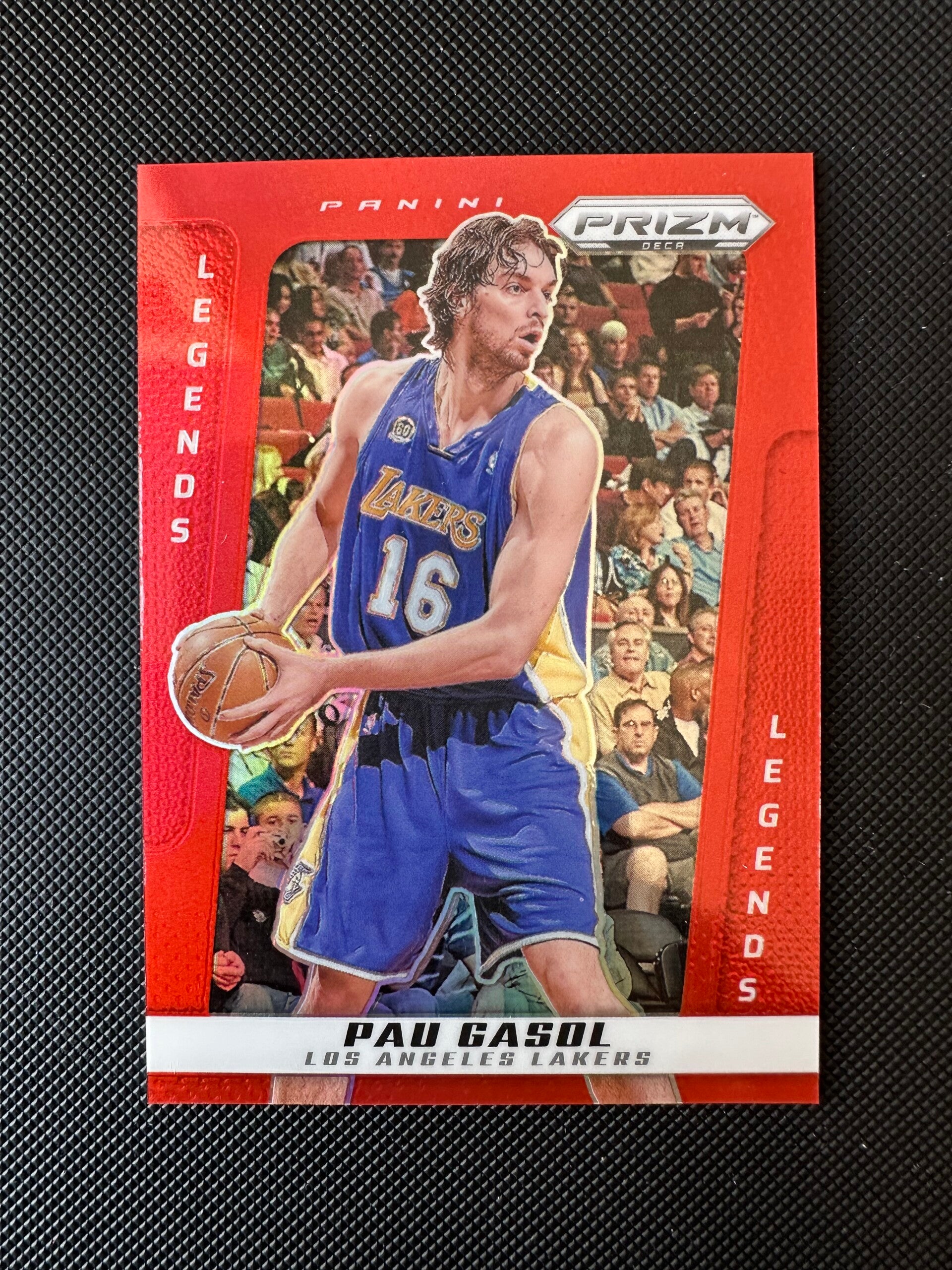 Paul Gasol /199 Panini Prizm Deca 2024/25 Red Prizm #216