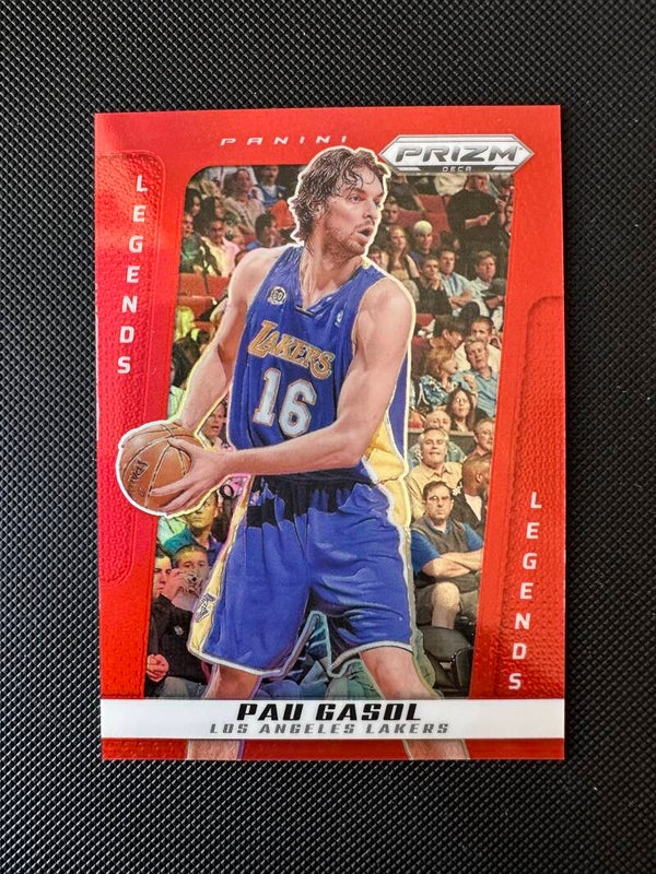 Paul Gasol /199 Panini Prizm Deca 2024/25 Red Prizm #216