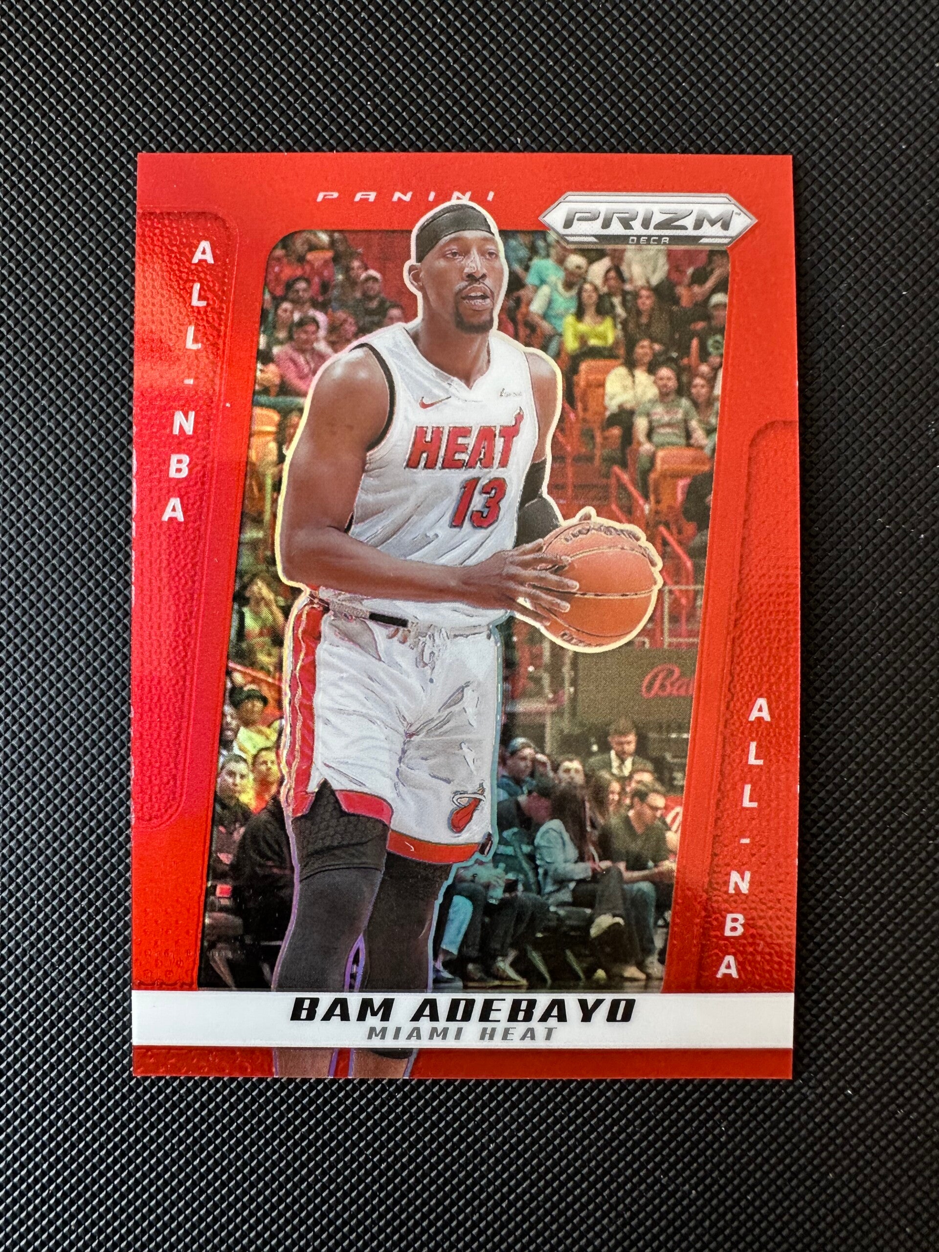 Bam Adebayo /199 Panini Prizm Deca 2024/25 Red Prizm #281