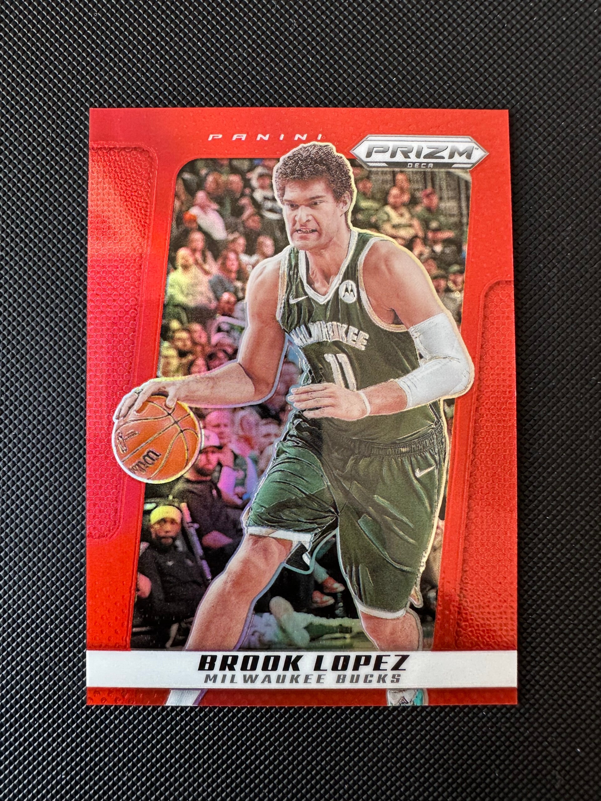 Brook Lopez /199 Panini Prizm Deca 2024/25 Red Prizm #46