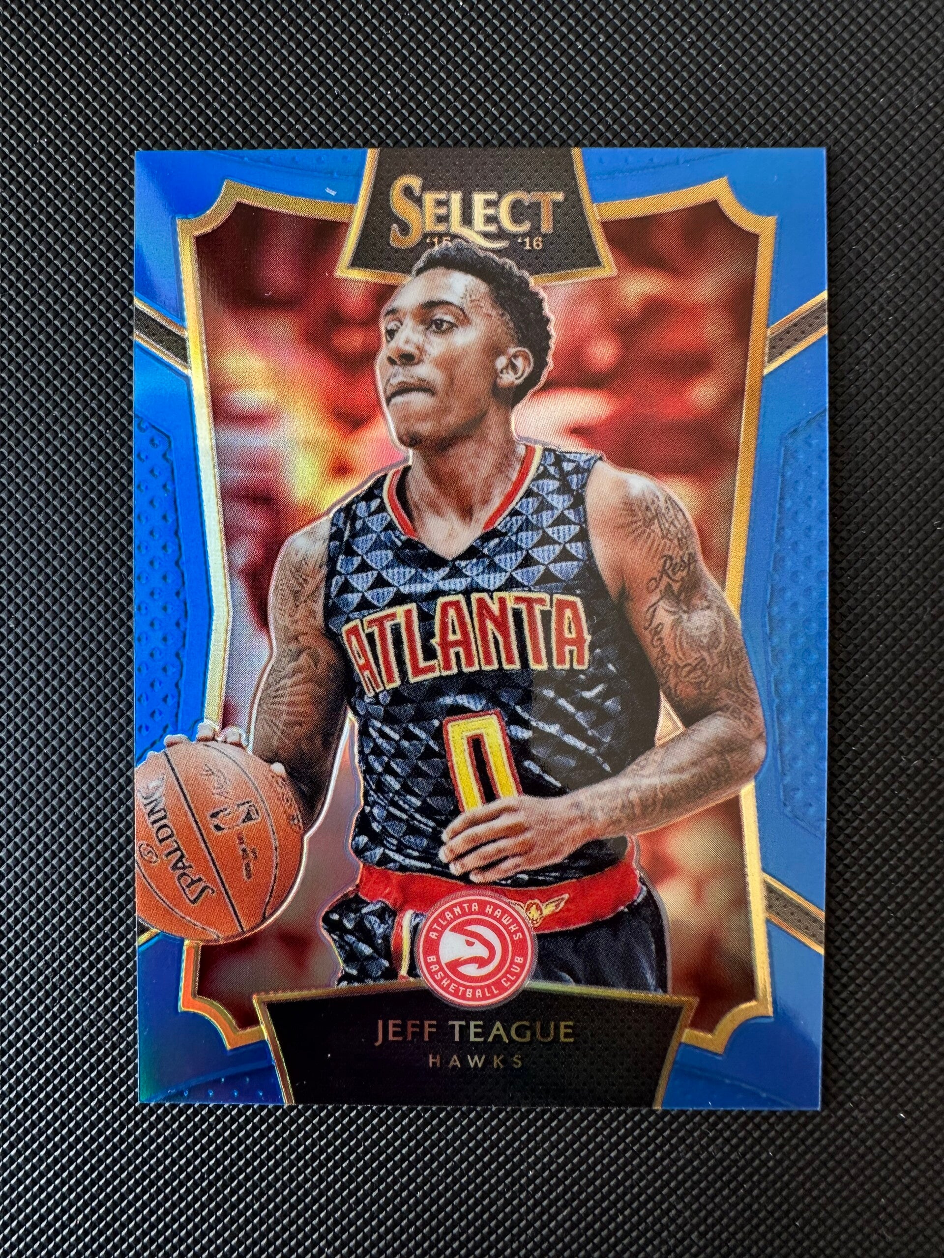 Jeff Teague /249 Panini Select 2015/16 Blue Prizm #25
