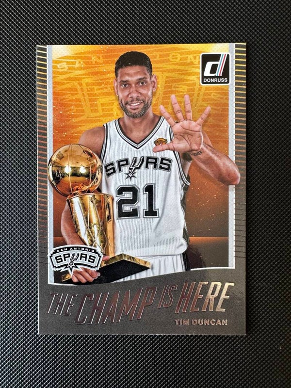 Tim Duncan Panini Donruss 2017/18 The Champ Is Here #11