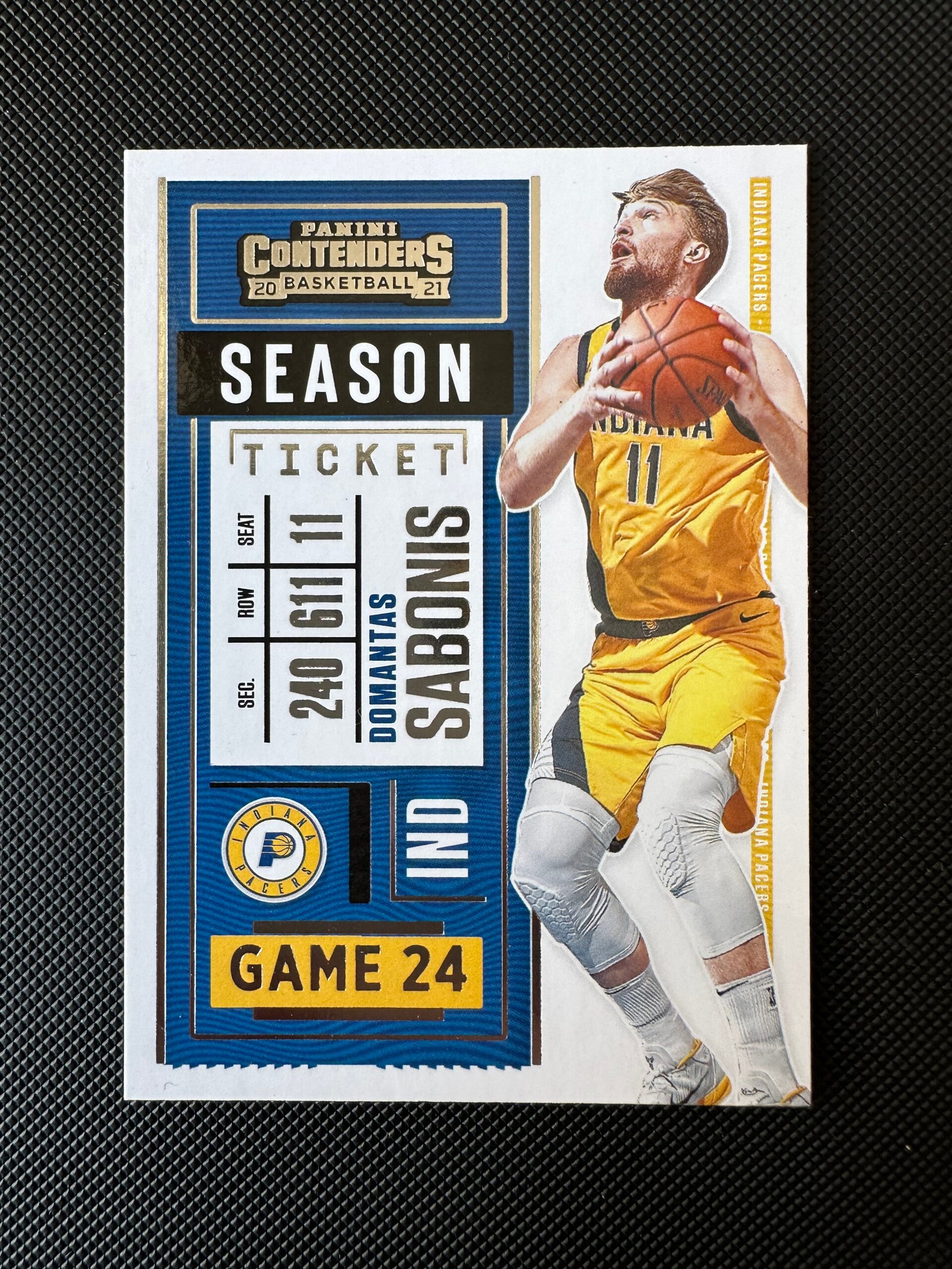 Domantas Sabonis Panini Contenders 2020/21 Season Ticket #68