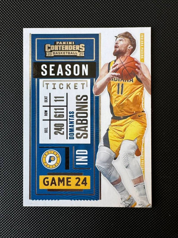Domantas Sabonis Panini Contenders 2020/21 Season Ticket #68