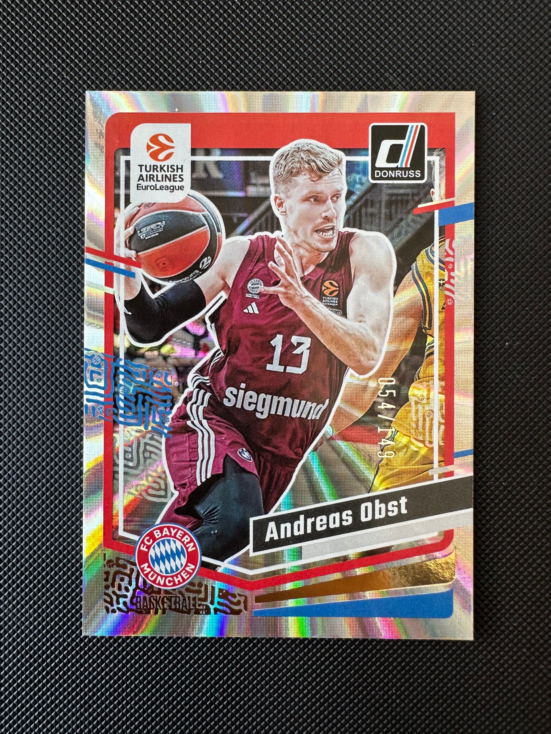Andreas Obst /149 Panini Donruss Euroleague 2023/24 Lazer #84