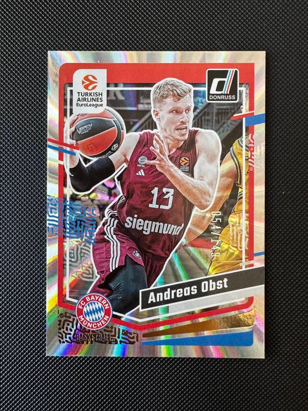 Andreas Obst /149 Panini Donruss Euroleague 2023/24 Lazer #84