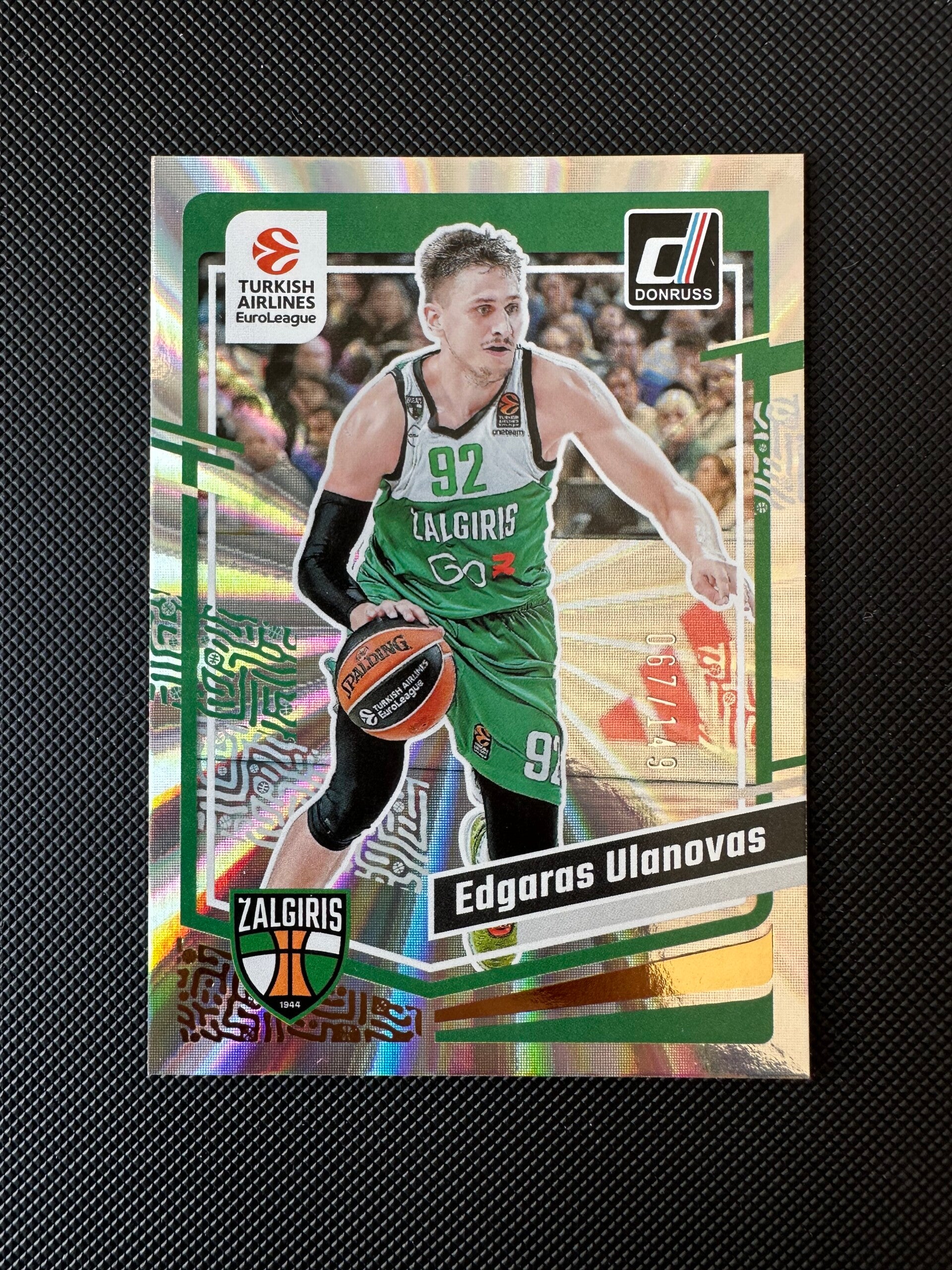 Edgaras Ulanovas /149 Panini Donruss Euroleague 2023/24 Lazer #52