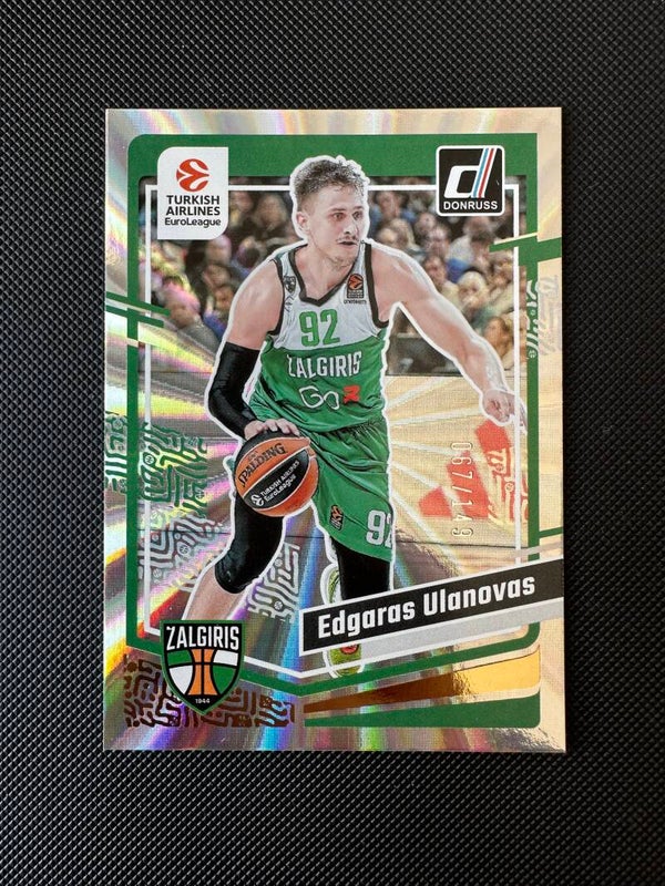 Edgaras Ulanovas /149 Panini Donruss Euroleague 2023/24 Lazer #52