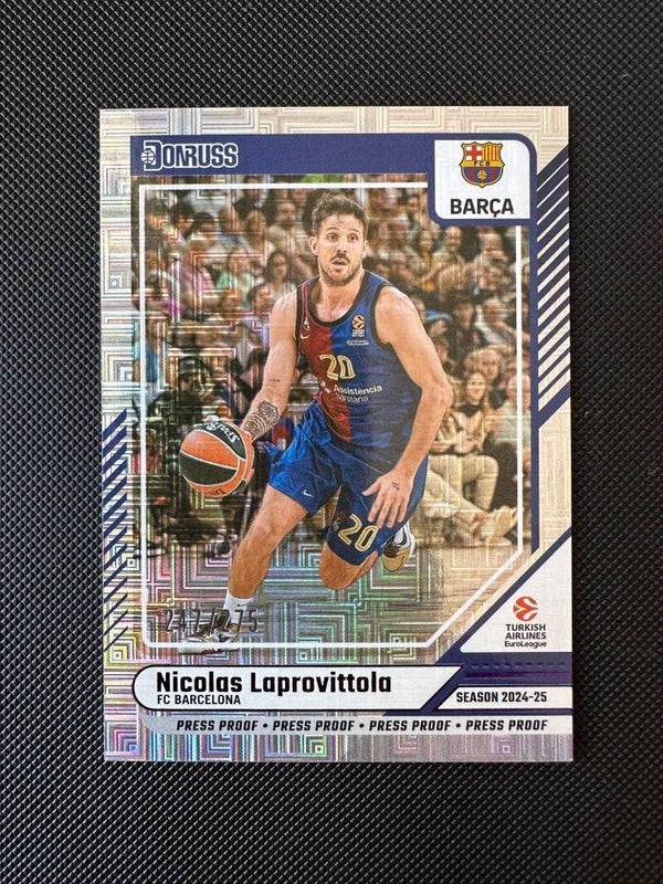 Nicolas Laprovittola /275 Panini Donruss Euroleague 2024/25 Press Proof #115