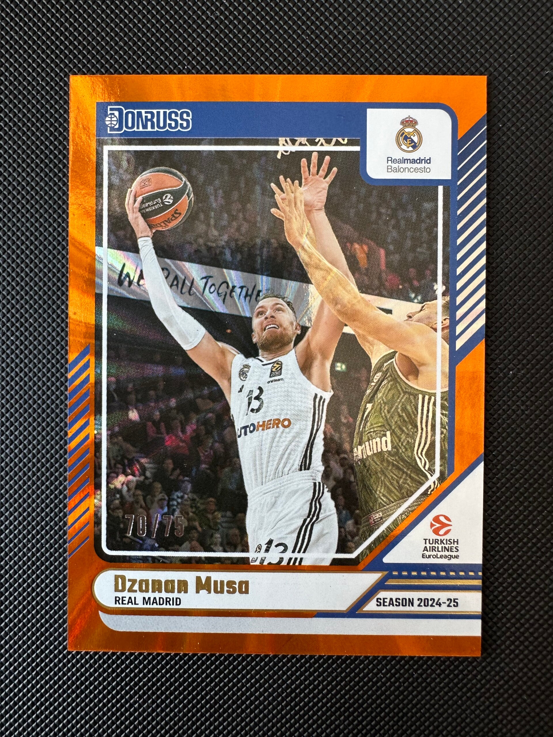Dzanan Musa /75 Panini Donruss Euroleague 2024/25 Orange Lazer #58