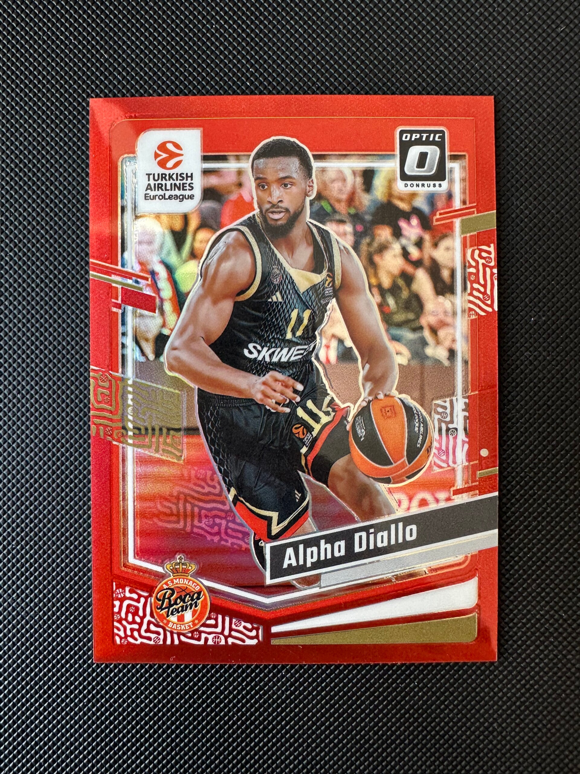 Alpha Diallo /99 Panini Donruss Euroleague 2023/24 Red Optic Prizm #9