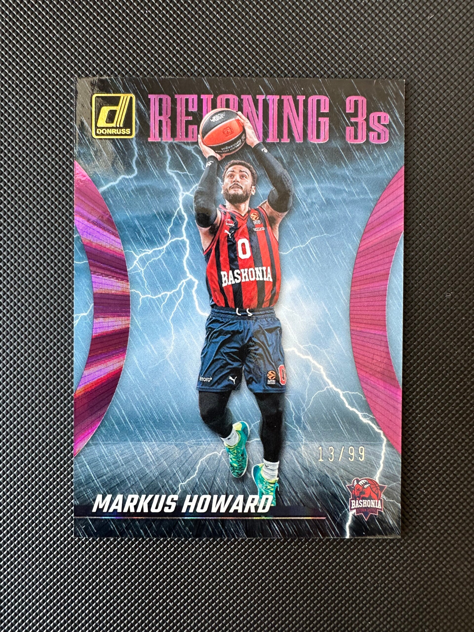 Markus Howard /99 Panini Donruss Euroleague 2023/24 Rerigning 3s #1