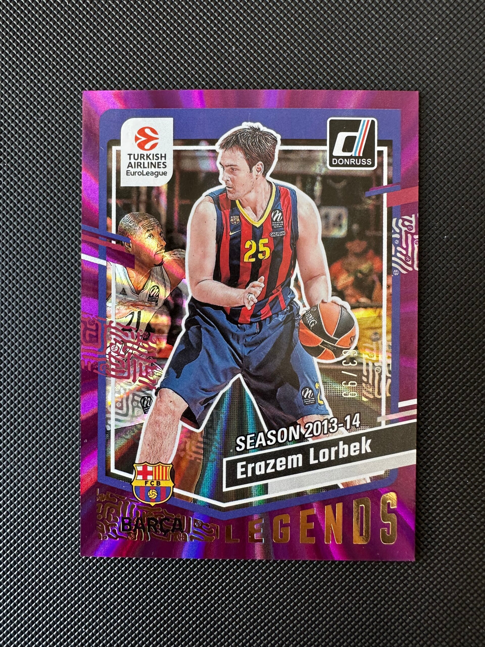 Erazem Lorbek /99 Panini Donruss Euroleague 2023/24 Legends- Purple Lazer #173