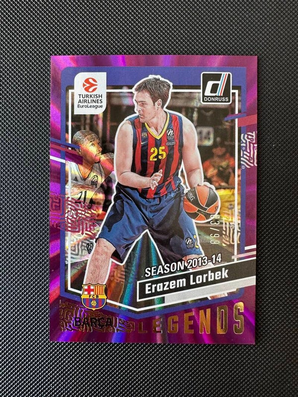 Erazem Lorbek /99 Panini Donruss Euroleague 2023/24 Legends- Purple Lazer #173