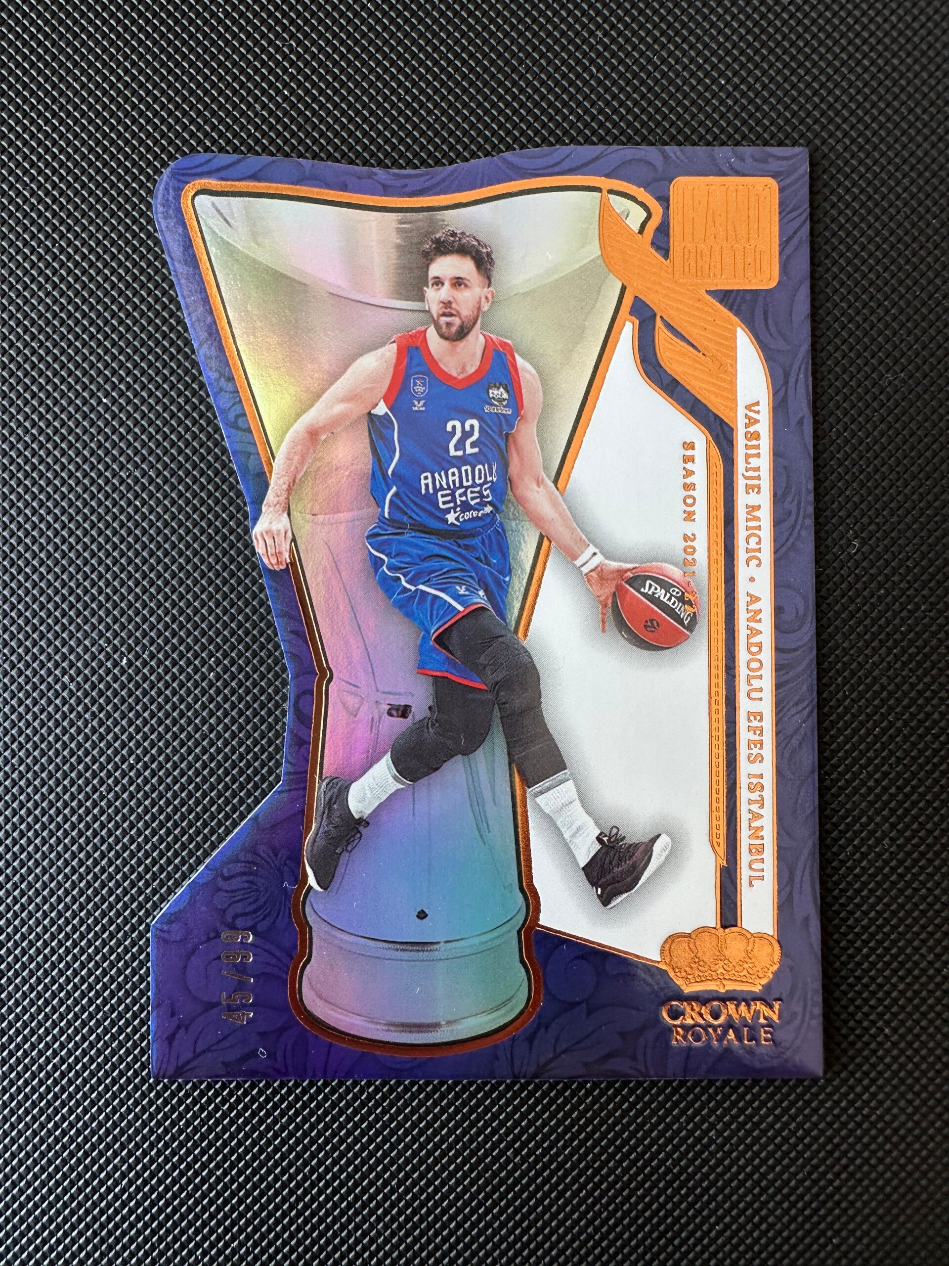 Vasilije Micić /99 Panini Crown Royale Euroleague 2023/24 Hand Crafted  #12