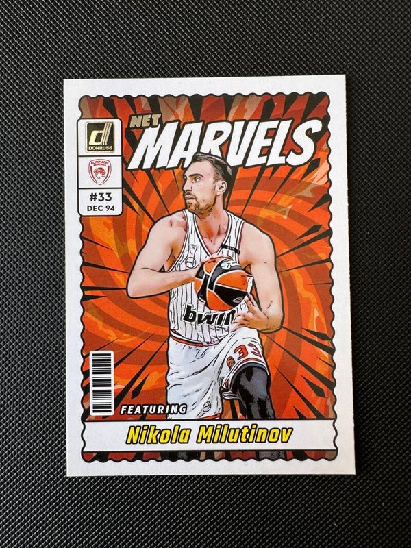 Nikola Milutinov Panini Donruss Euroleague 2023/24 Net Marvels #14