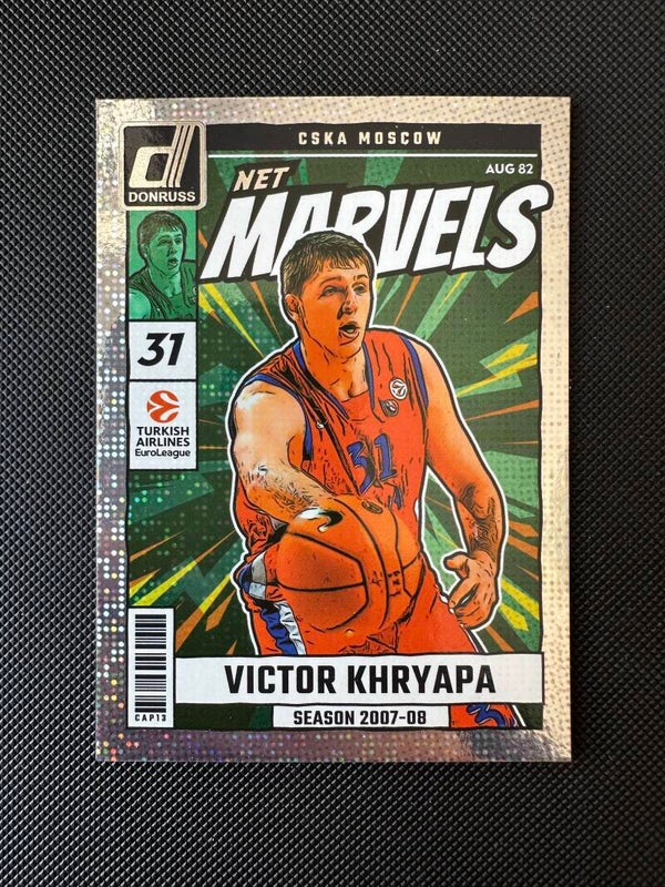 Victor Khryapa Panini Donruss Euroleague 2024/25 Net Marvels- Speckle #25