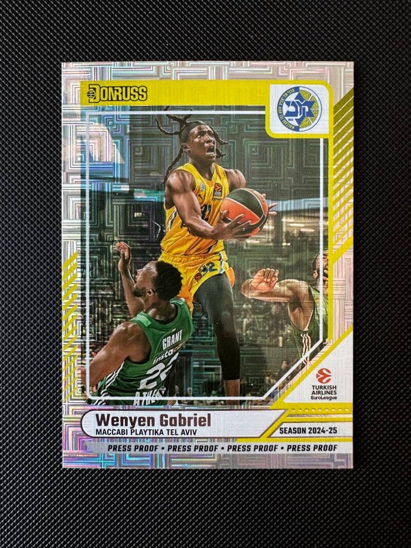 Wenyen Gabriel Panini Donruss Euroleague 2024/25 Press Proof #67
