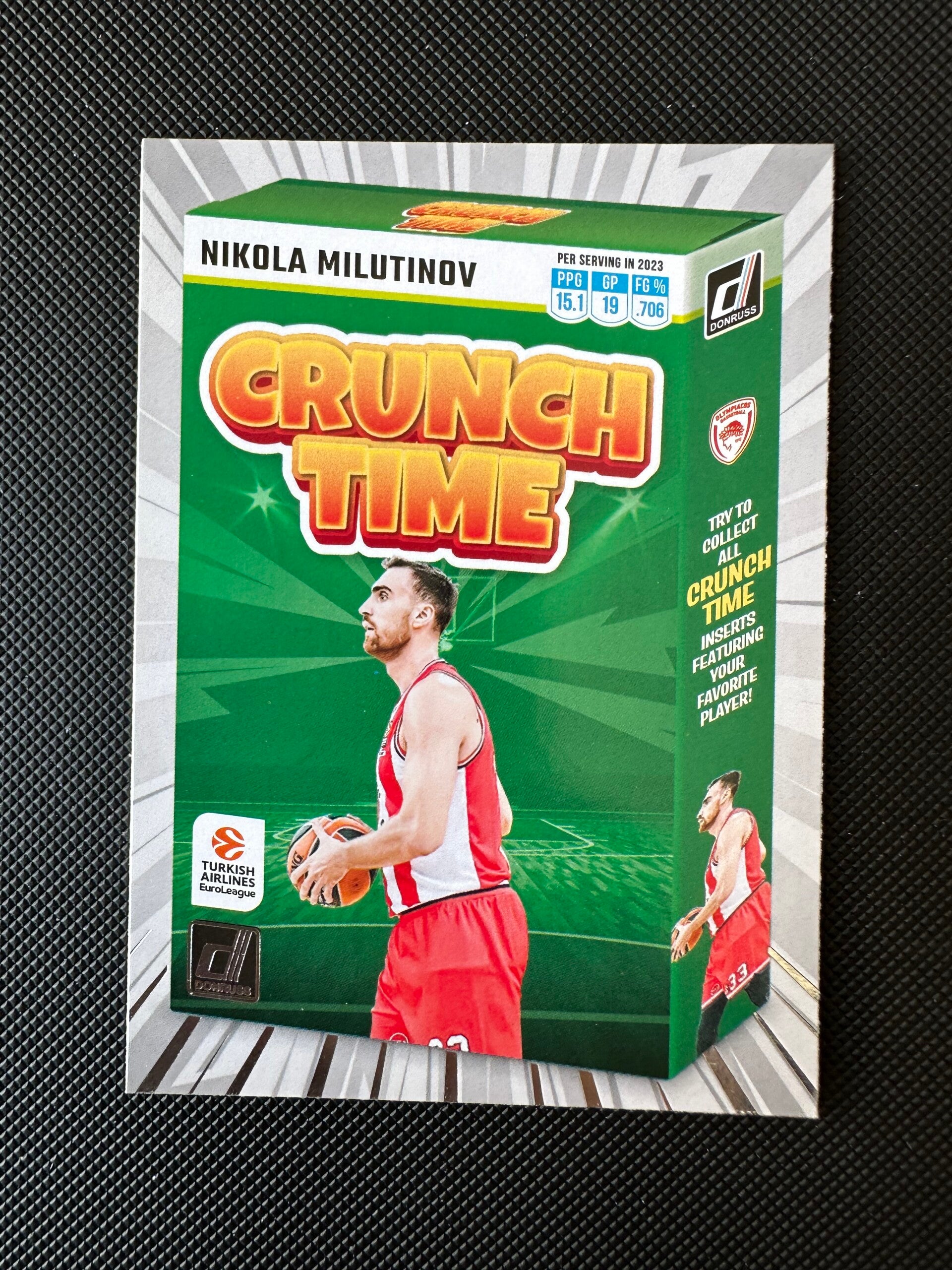 Nikola Milutinov Panini Donruss Euroleague 2023/24 Crunch Time #9